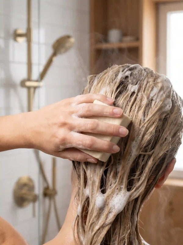 Bamboo Milk Shampoobar – fast shampoo til normalt hår, fra ÆLOA